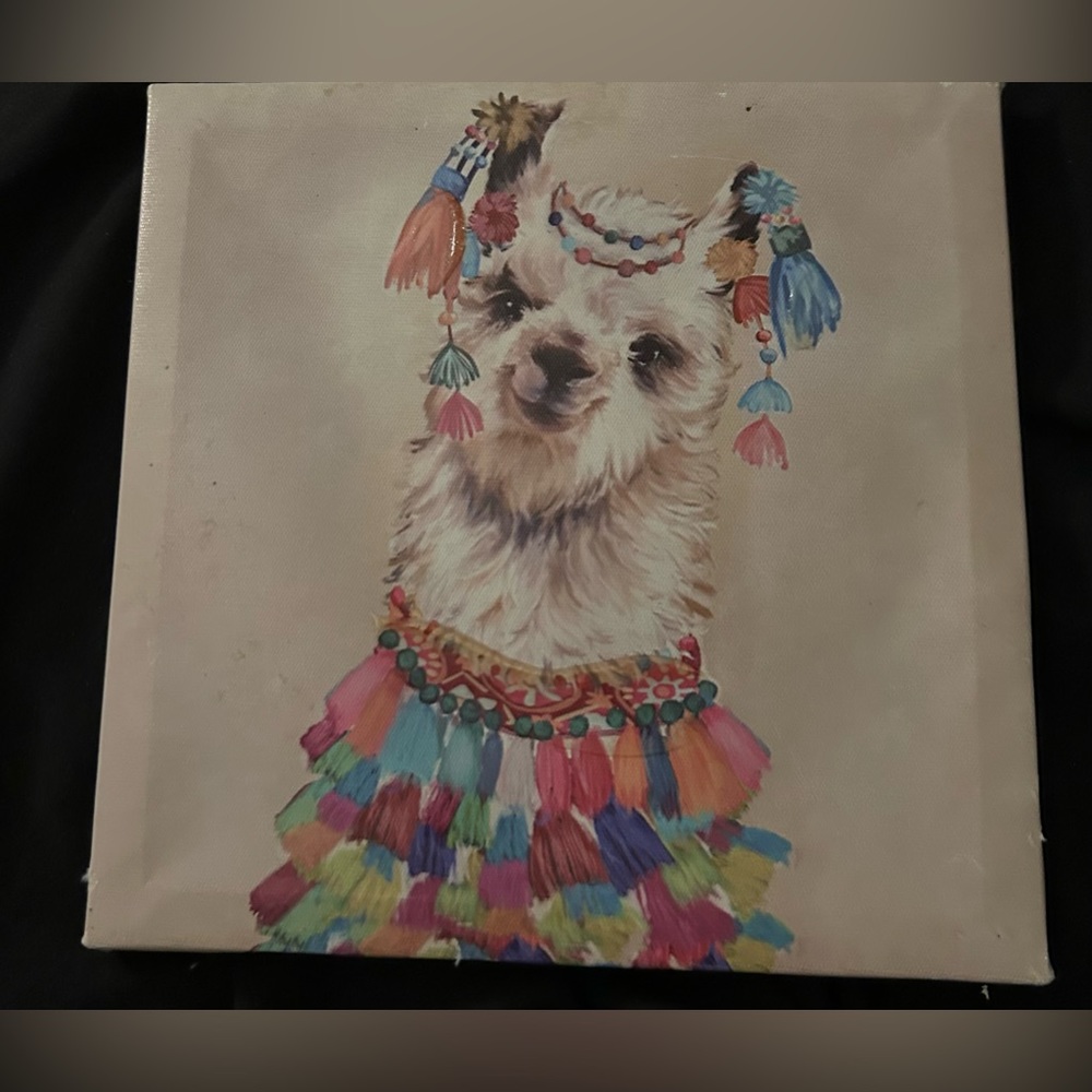 Llama wall art